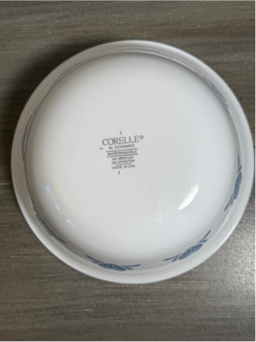 1 Corelle Corning Soup/Cereal Bowl Blue Hearts 6.25” VINTAGE
Cottagecore rustic - Picture 6 of 6